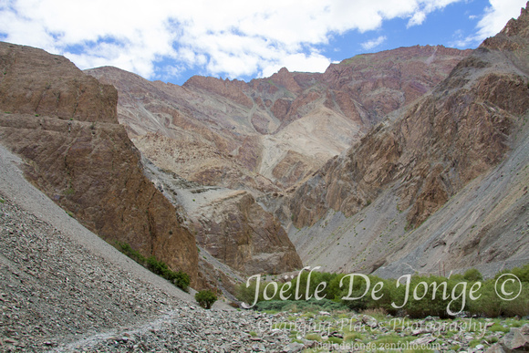Trail to the GangaLa Base Camp in Ladakh